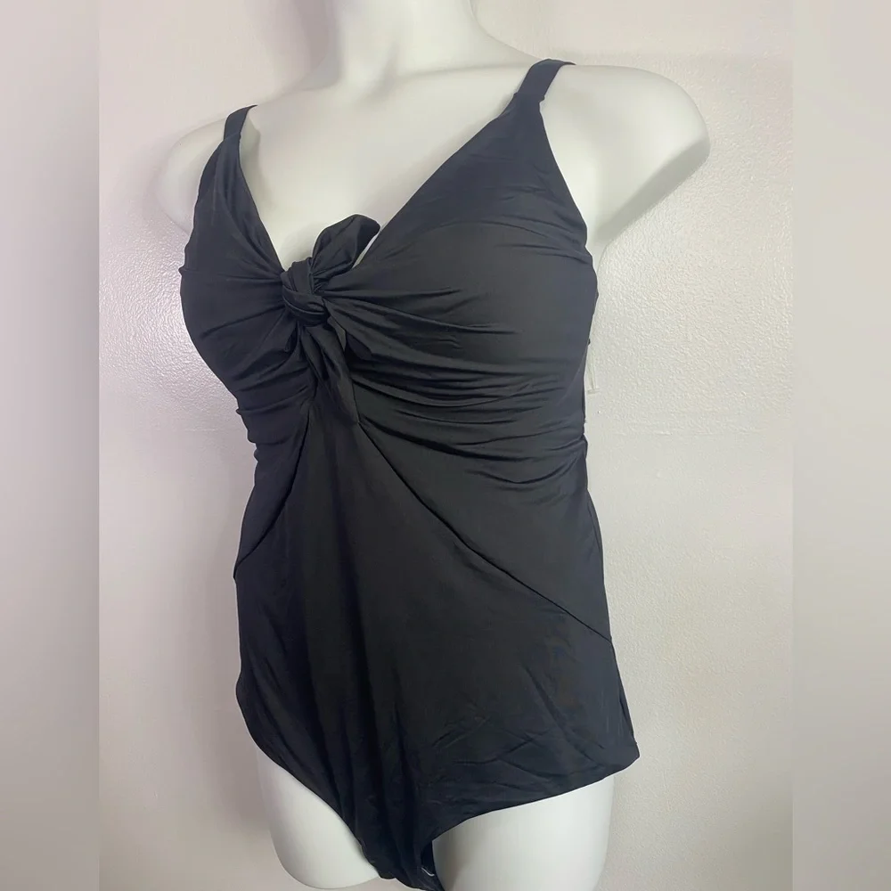 CITY CHIC Black Rhodes One Piece Swimsuit Padded Underwire SKU0814